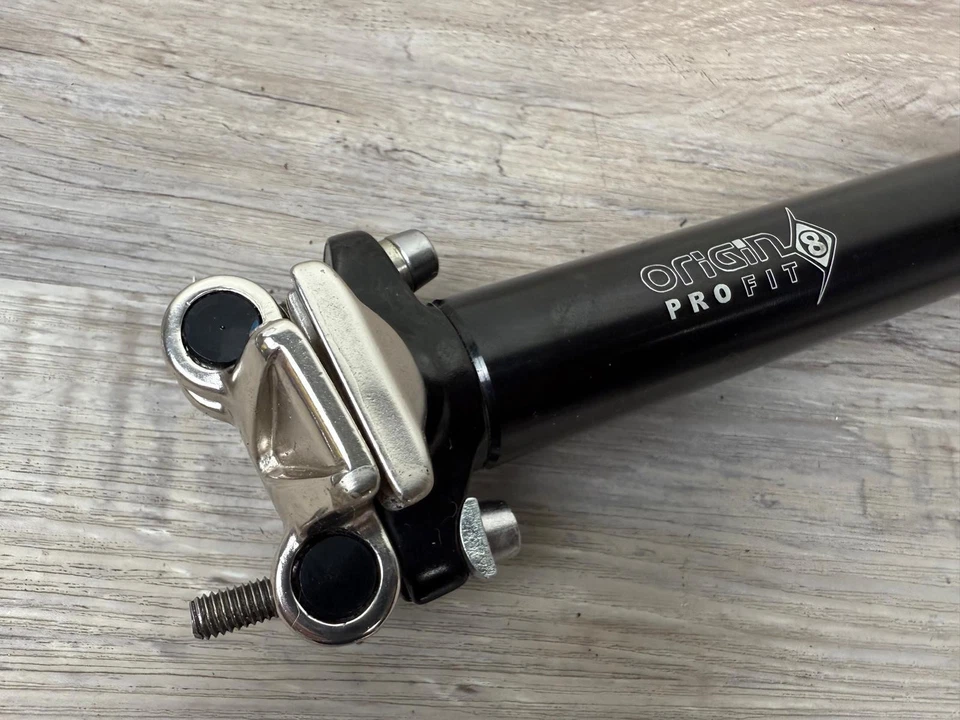 Tija de sillín vintage Origin8 Pro Fit 27,2 mm X 400 mm bicicleta de carretera MTB Foto 2 de 4