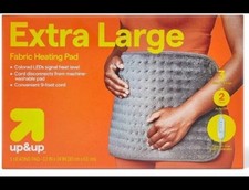 UP UP Electric Heating Pad For Back Pain Cramps Relief 12"x24" NEW Fabric