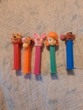 Disney Winnie the Pooh Pez Dispensers 5 Lot Pooh, Tigger,Pooh, Piglet,Roo, Darby