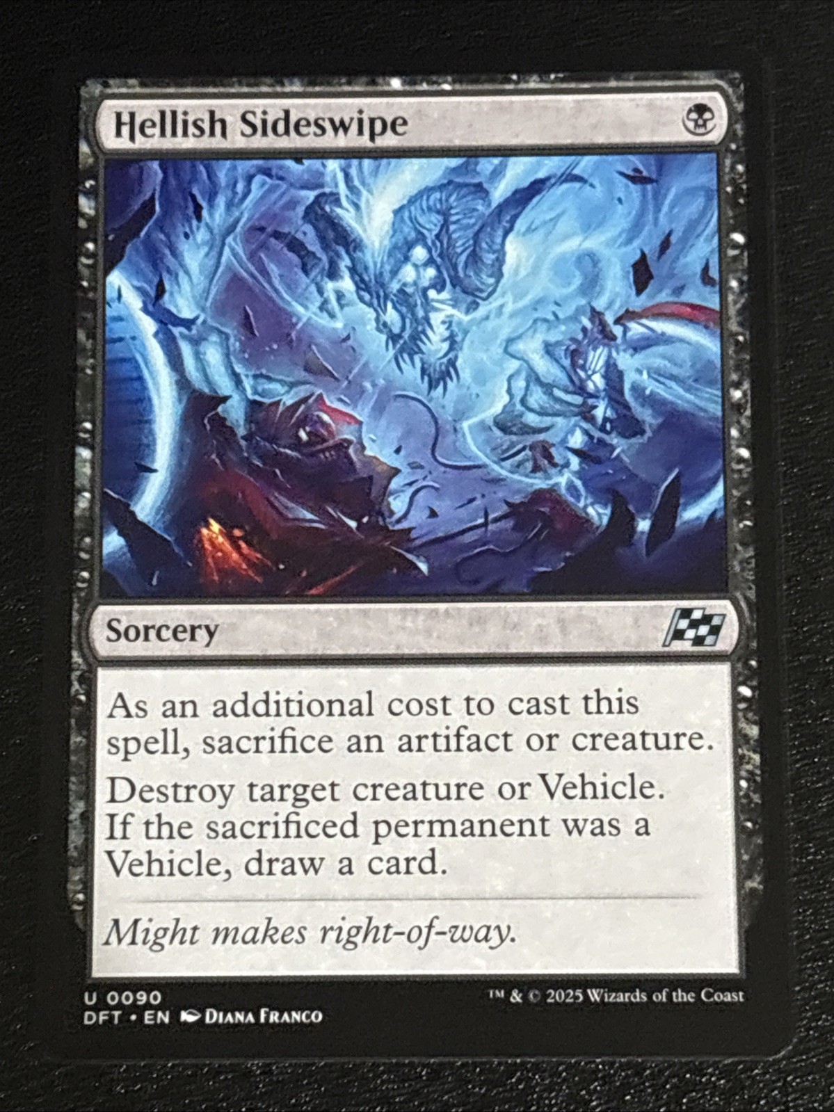 MTG Aetherdrift Hellish Sideswipe 0090 NM