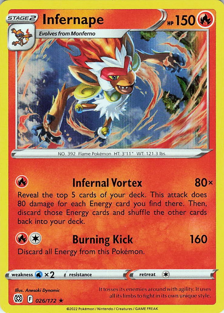 Infernape Holo Rare LP 026/172
