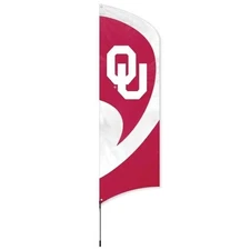 University of Oklahoma Sooners Tall Team Flag Tailgating Flag Kit 8.5 x 2.5...