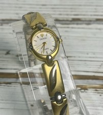 NEW BATTERY Vintage 90's Croton Ladies Watch Two-tone Gold Silver Japan Movement