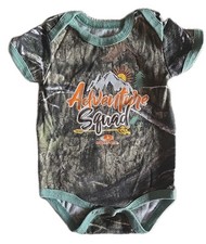 Baby Mossy Oak 3/6 Month Green Camouflage One Piece
