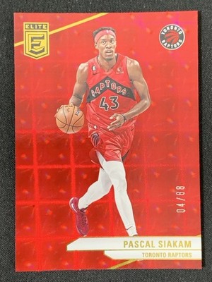 Pascal Siakam 2023-24 Panini Donruss Elite International Hyper Red Base /88 #126