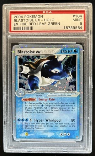 2004 Pokemon EX FireRed & LeafGreen Blastoise Holo #104/112 PSA 9