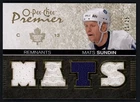 Mats Sundin 2007-08 O-Pee-Chee Premier Remnants Quad Patch /25 #PR-SU Maple Leaf