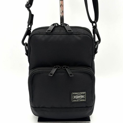 #ad PORTER FLASH Shoulder Bag Black 689 05950 Water Repellent Yoshida Bag Japan $261.65