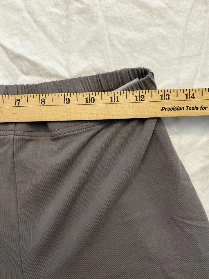 Women With Control Pants Womens Medium Gray Pull On Stretch Straight Leg Lounge - Image 4 of 4