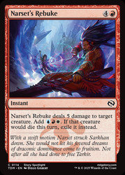 Narset's Rebuke 114 Common Tarkir: Dragonstorm