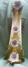 Austrian Porcelain Amphora Nouveau Style 15" Carl Knoll Vase Carlsbad Austria