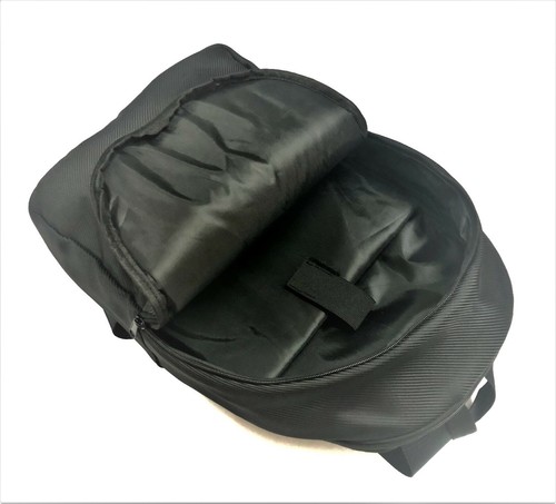 JDM Racing MUGEN Black Carbon Fiber Backpack with Racing Harness Shoulder Strap - Picture 3 of 9