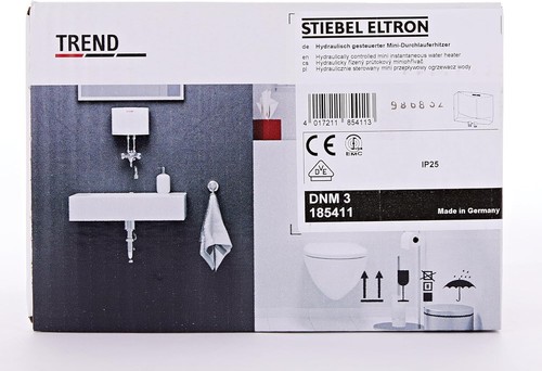 Stiebel Eltron DNM Hydraulic Controlled Mini Tankless Water Heater, White, 18541 - Picture 9 of 15