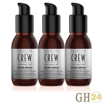 3x American Crew Beard Serum Bart Pflegeöl 50ml