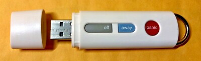 SimpliSafe Original Generation White USB Keychain Remote Fob - BRAND NEW