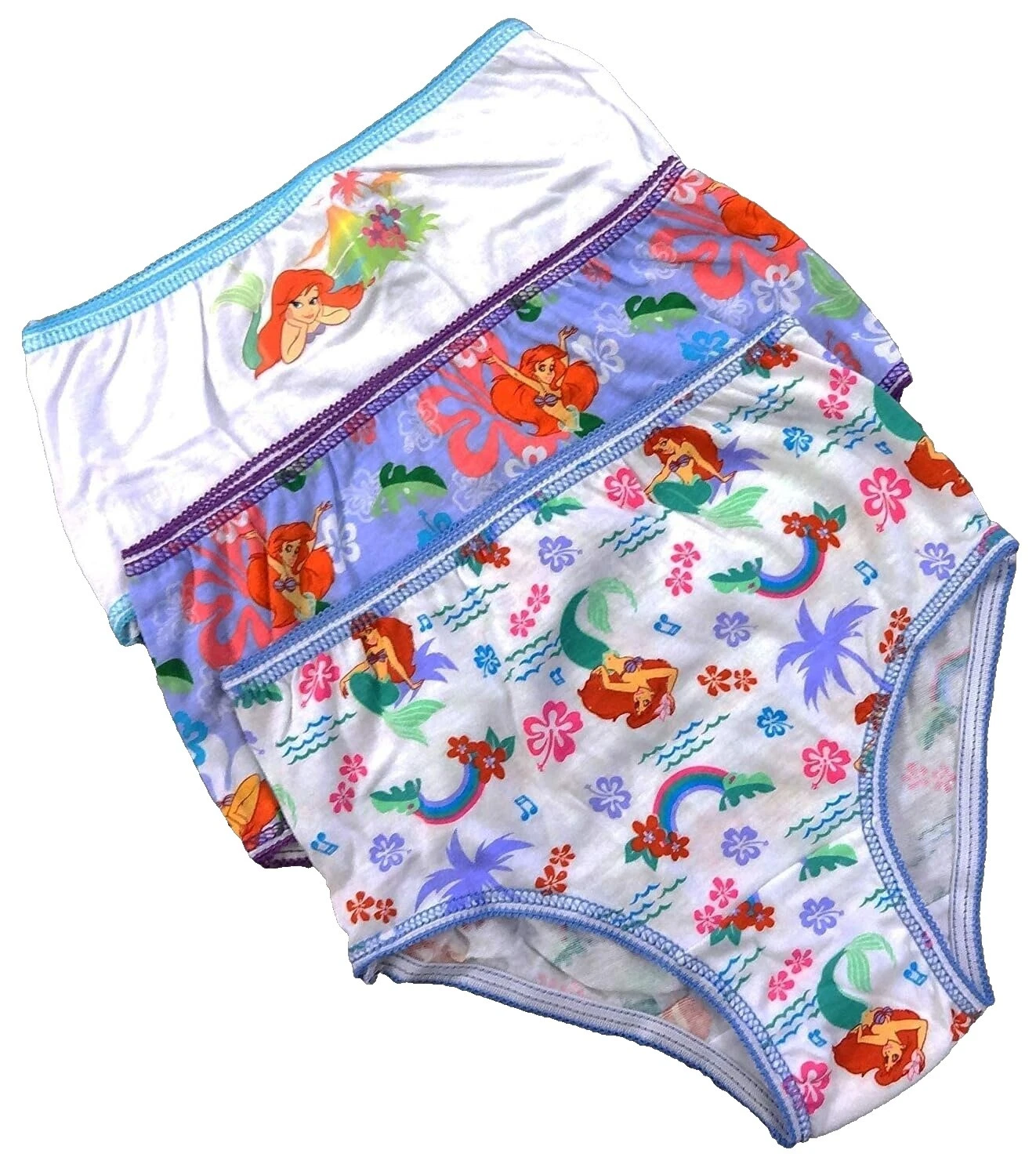 Disney Multicolor 100% Algodón Ropa Interior para Niñas