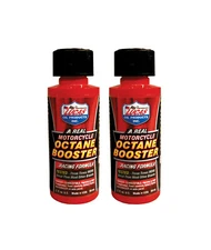 Lucas Oil 10725 Motorcycle Octane Booster Fuel Additive 2 oz. Bottle - QTY 2