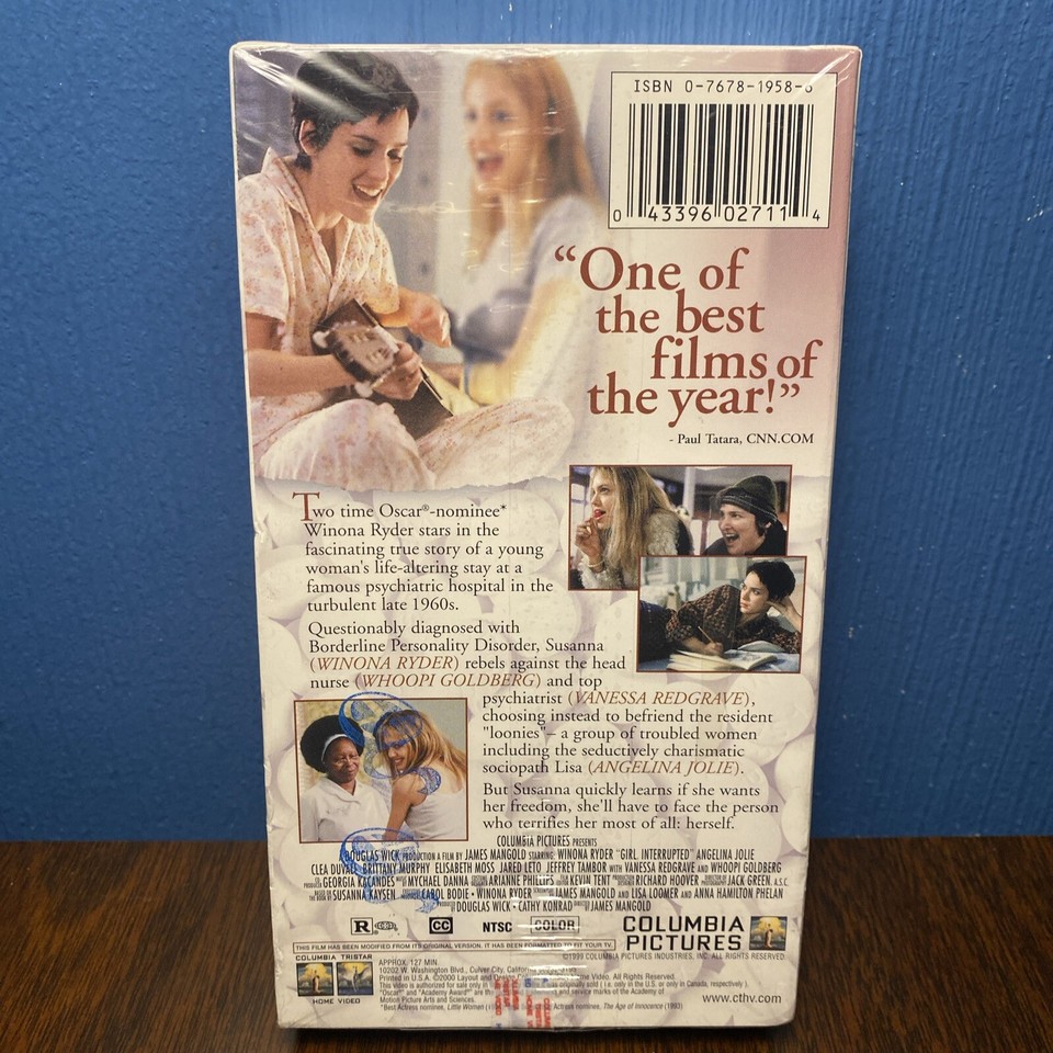 GIRL, INTERRUPTED VHS Tape 2000 Movie, Brand New And Sealed Columbia