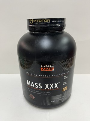 GNC AMP Mass XXX Protein Powder Mass Gainer 6Lbs Chocolate Exp 08/2025