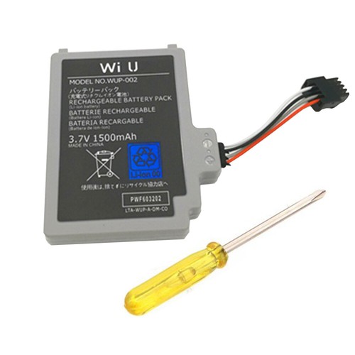 3.7V 1500mAh Rechargeable game Battery for Nintendo wiiu wii u Gamepad