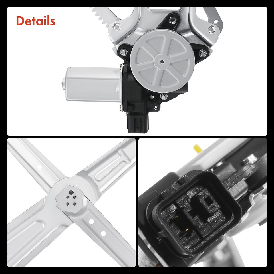 2x Window Regulator With Motor For Mitsubishi Lancer 2002-2003 – Rear Left & Right