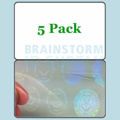 Seals & Keys Hologram Butterfly Pouch Laminates for Teslin ID Cards - 5 Pack Seals & Keys Hologram Butterfly Pouch Laminates for Teslin ID Cards - 5 Pack