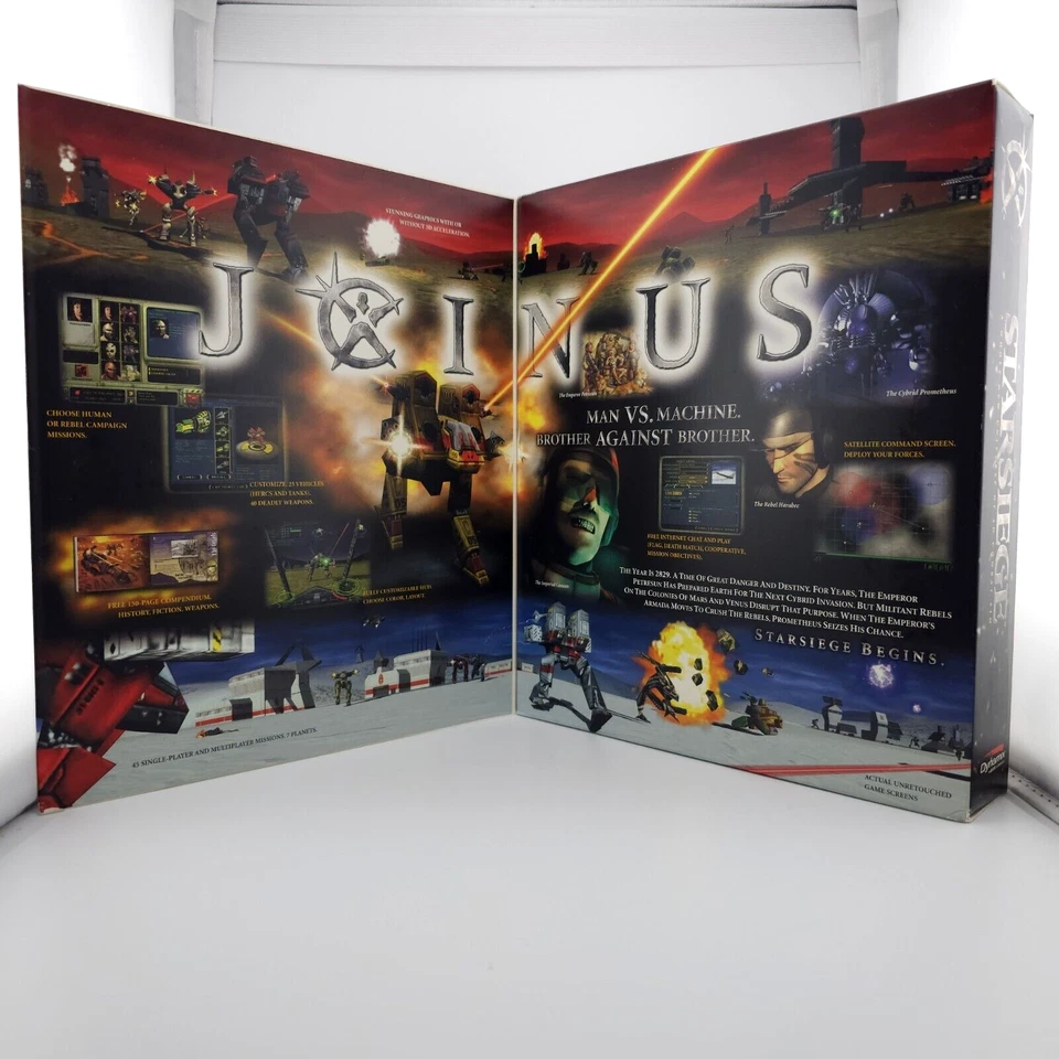 Starsiege: A Whole New Universe of 3D Combat SIM, 1998, Big Box, New & Sealed - Image 4 of 4