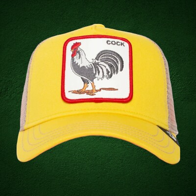 Goorin Bros The Farm Animal Trucker The Cock Rooster Mustard