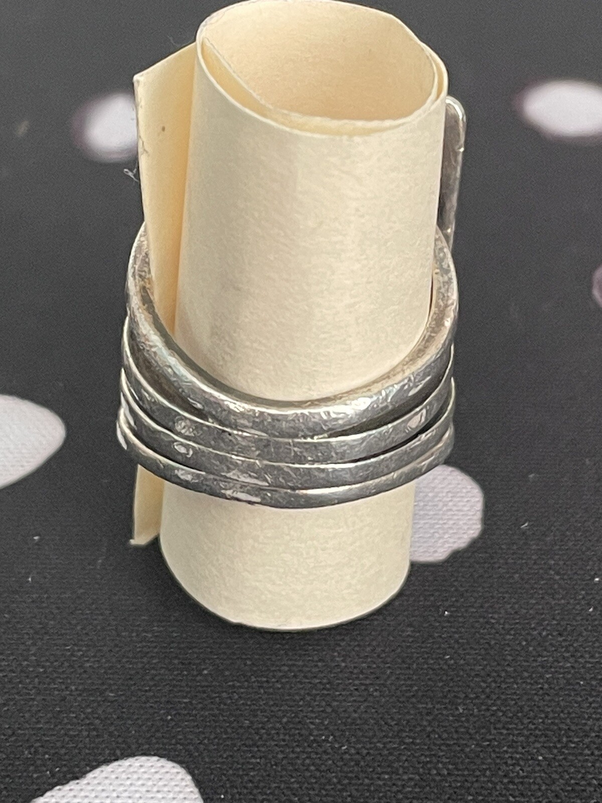 UNIQUE STERLING SILVER RING FEATURING TURQUOISE, … - image 3