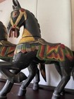2 ANTIQUES WOOD CARVED HORSES — photo 5