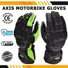 ViPER Motorbike Leather Waterproof CE Approved Axis Motorcycle Touring Gloves