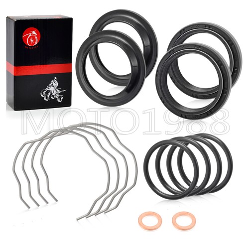 Fork Dust Oil Seal Kit For Yamaha V-Star 650 950 1100 1300 XVS650 XVS950 XVS1100 - Picture 7 of 8