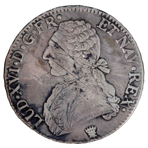 Ecu aux branches d'olivier  Louis XVI Argent 1785 Limoges (I) P15953 - Picture 1 of 2