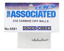 Associated ASC6581 3/32" Carbide Diff Balls 14 RC10/SR10 HH