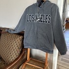 Leehanton Sports Jacket Los Angeles Sz M Hooded Lined — photo 3