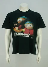VTG 2001 South Park Cartman 2 I'm Not Fat I'm Big Boned 3D Graphic T-Shirt Sz. M