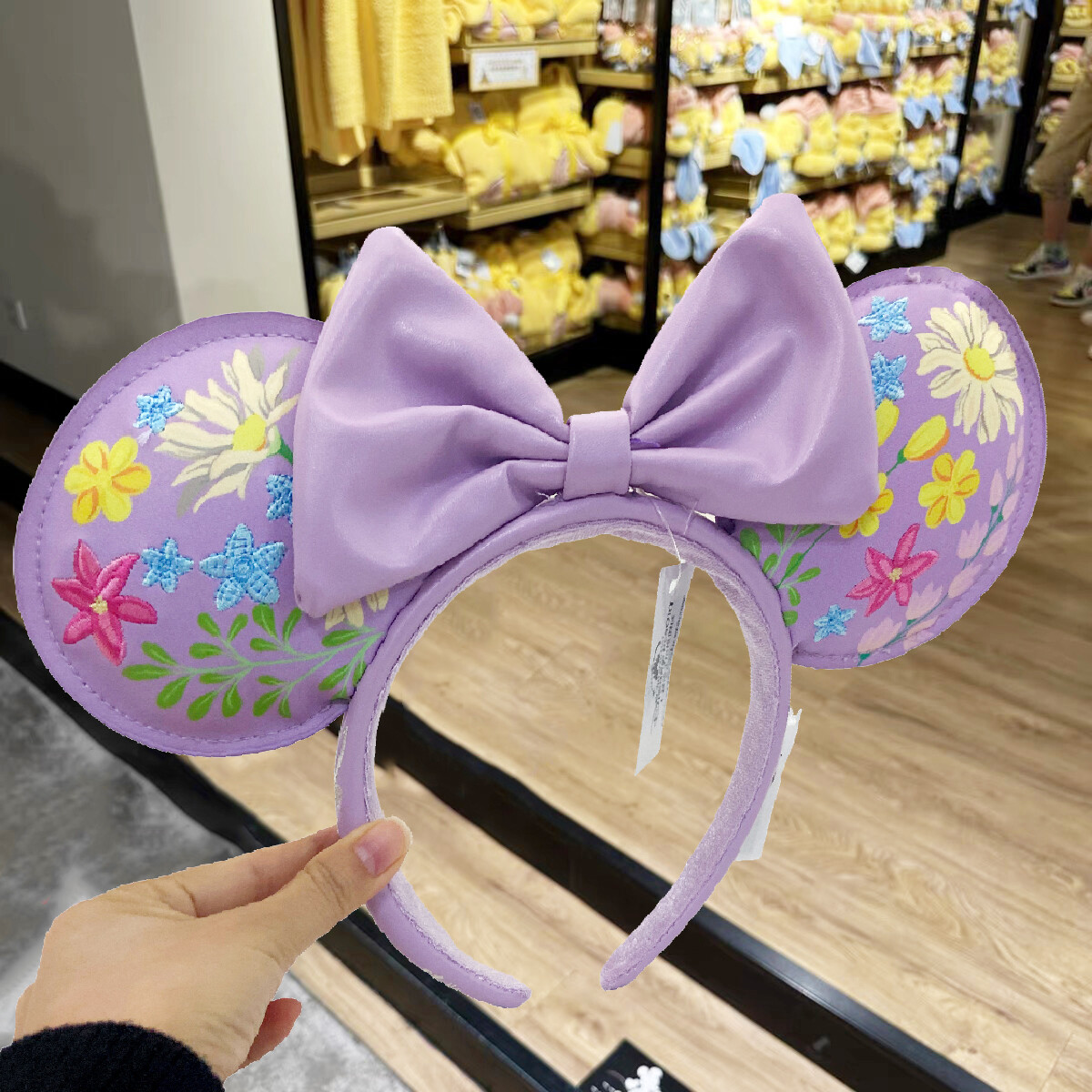 Loungefly Disney Parks Mickey Ears Anniversary Purple Flower  display picture 1