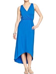 long blue sundress
