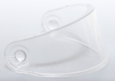 Lego 10x Trans Clear Motorcycle Standard Helmet Visor