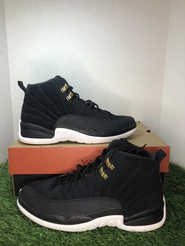 Nike Jordan 12 Retro Reverse Taxi Black 