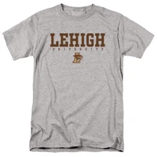 Lehigh University Adult T-Shirt Stacked, Athletic Heather, S-5XL