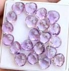 56.80 Carat Natural Amethyst Rounded Pear Tear Drops Briolette Cut