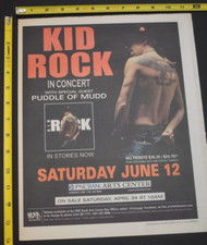 Kid Rock 2004 Concert/Album Ad ROCK PNC NJ Puddle of Mudd