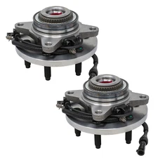 Pair Front Wheel Hub Assembly 4WD For 2009-2010 F150 4x4