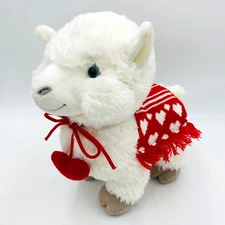 Hallmark Love Llama with Heart Collar and Blanket Plush Stuffed Animal 11" Long