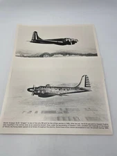 2 Vintage Pictures World Airways B-23 Dragon Jets Airplanes