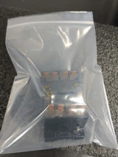 Lot of 2 IDEC RL2B-D-A100 2 Pole Tab Term Flange 100VAC RL Power Relay