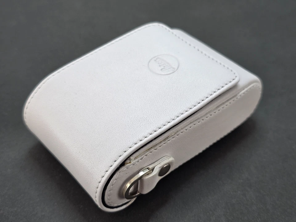 🌸[Unused] Leica 18699 Genuine Leather Camera Case White for C-LUX 2 From JAPAN - Image 4 of 4