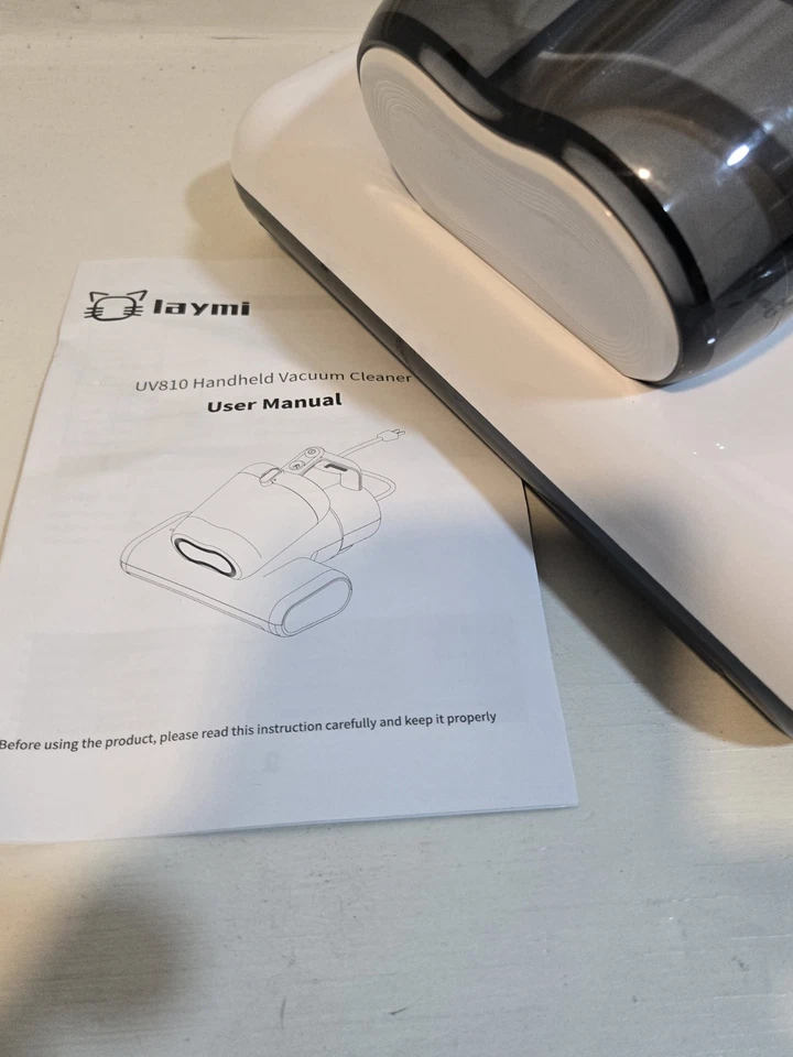 Laymi Handheld Vacuum - High Beating Roller Brush, HEPA Filter, XL Dual Dust Cup - Image 2 of 4