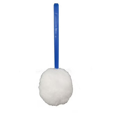 Toilet Bowl Mop Blue   Non-Scratching Soft Tip, Easy Clean, Reusable Pack of 5 